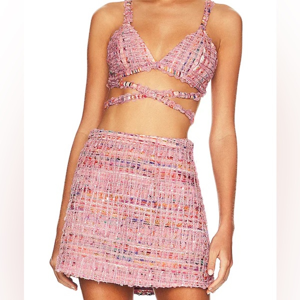 For Love and Lemons tweed set